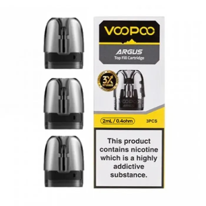 VOOPOO ARGUS TOP FILL CART 2ML 3PK - 0.4OHM