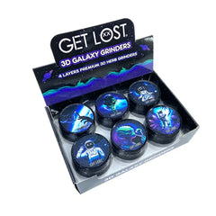 GET LOST GALAXY GRINDER 63MM 3D - ASSORTED 001