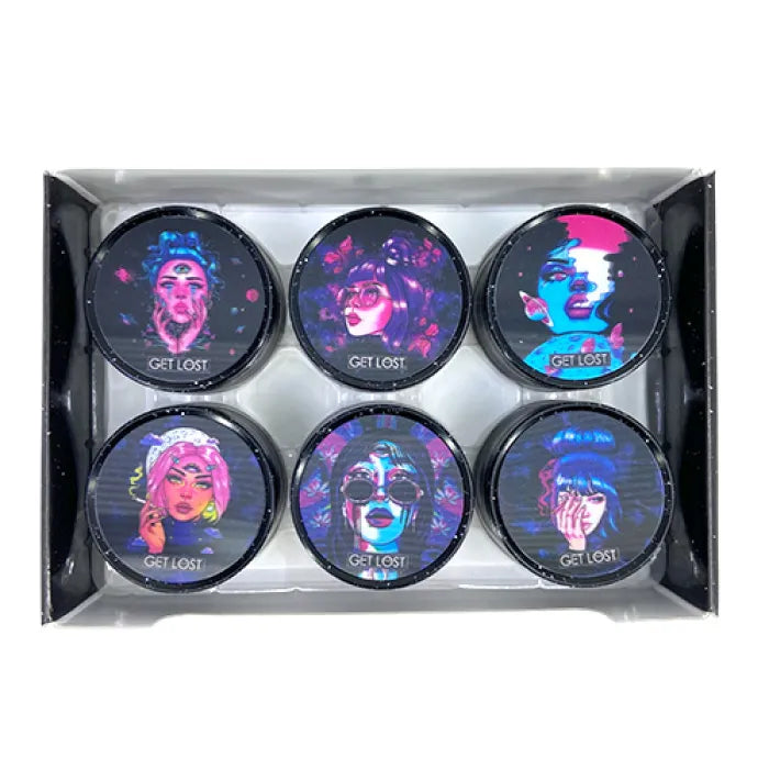 GET LOST GALAXY GRINDER 63MM 3D - ASSORTED 005