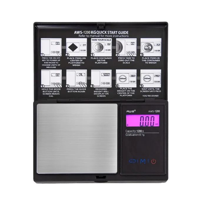 AWS SCALE AWS-1200 0.1G - BLACK