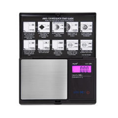 AWS SCALE AWS-1200 0.1G - BLACK