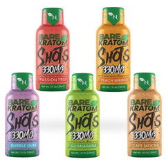 BARE KRATOM SHOTS 30ML 20CT - VARIETY PACK