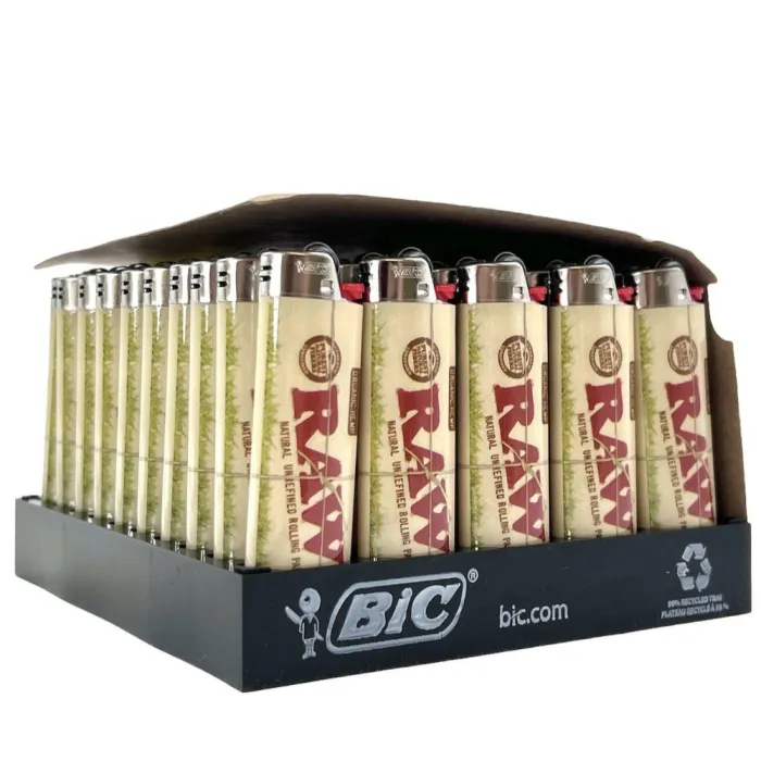 BIC LIGHTER 50CT DISPLAY - RAW ORGANIC