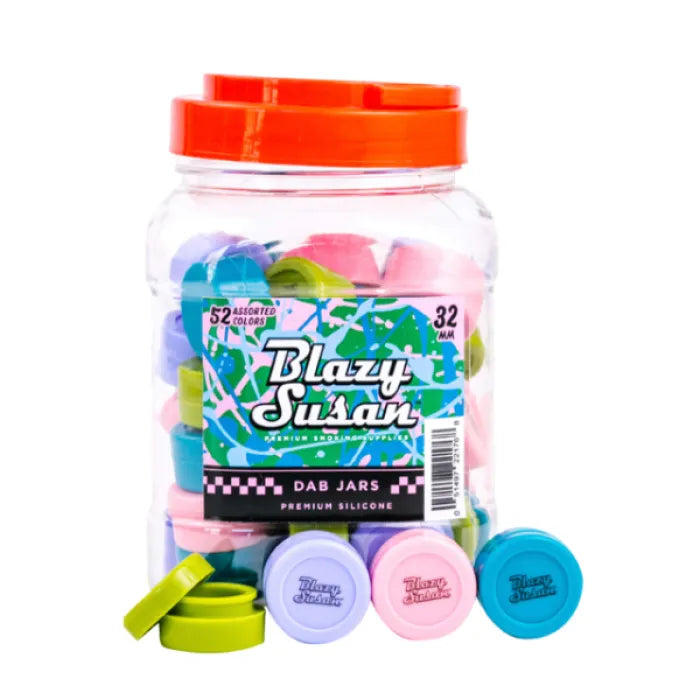 BLAZY SUSAN DAB JAR 32MM 52PC - ASSORTED