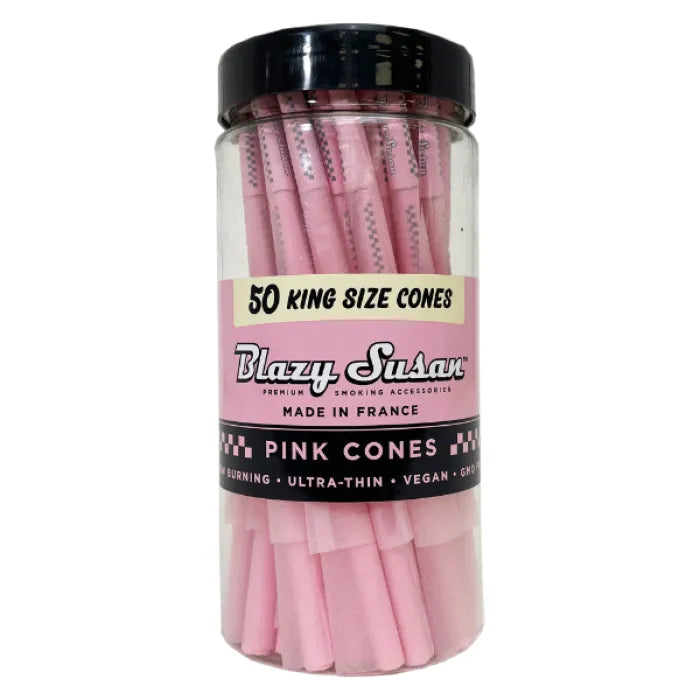 BLAZY SUSAN PINK CONES 50CT