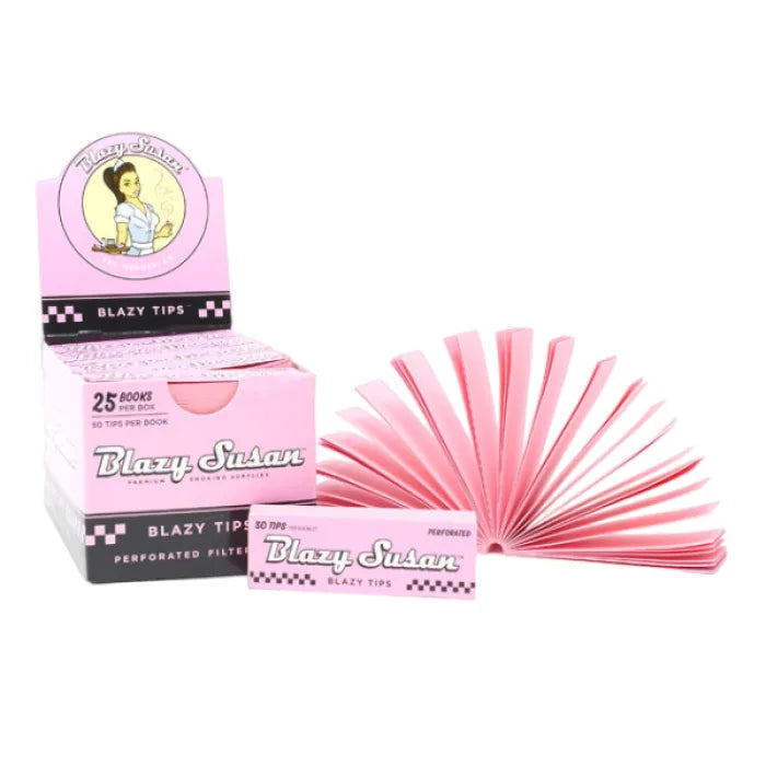 BLAZY SUSAN PINK FILTER TIPS 25CT