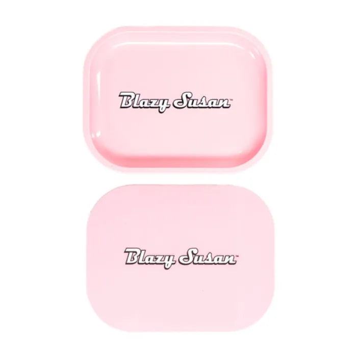 BLAZY SUSAN SMALL ROLLING TRAY W/ LID