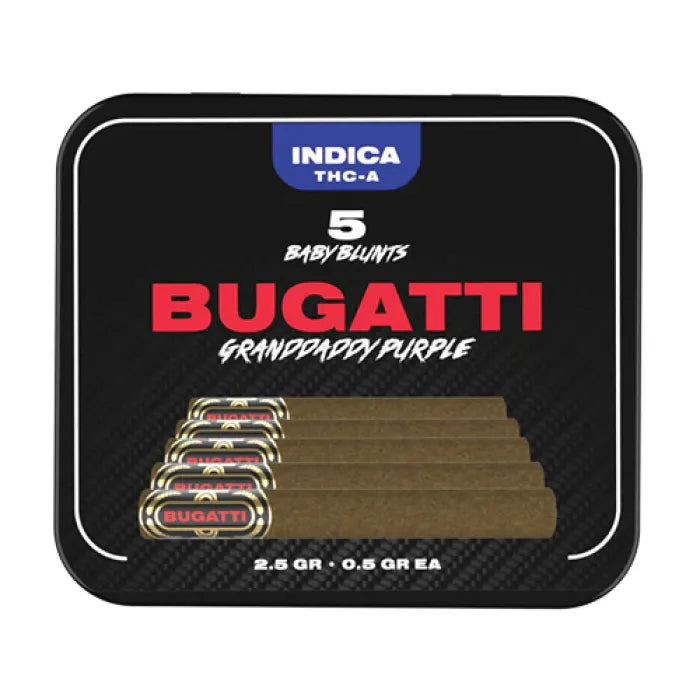 BUGATTI BABY BLUNTS THCA 2.5G/5PC