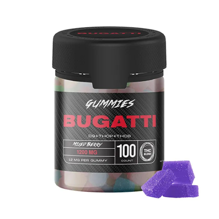 BUGATTI GUMMIES D9 THC 1200MG/100CT