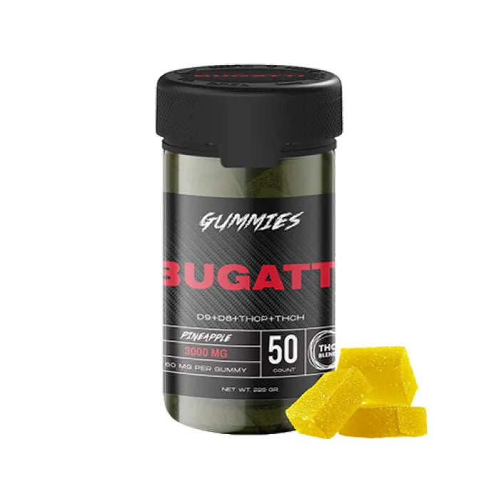 BUGATTI GUMMIES D9 THC 3000MG/50CT