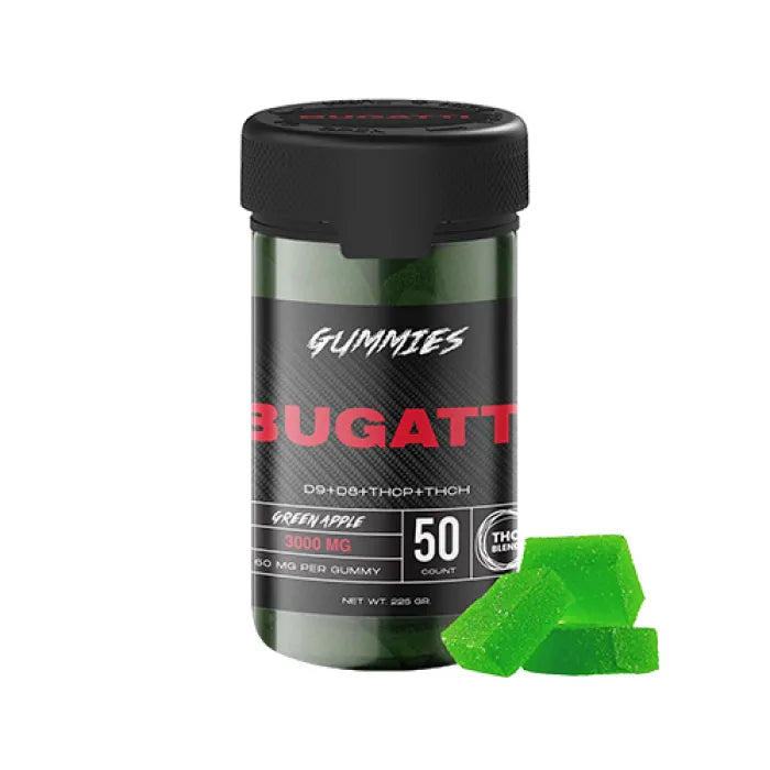 BUGATTI GUMMIES D9 THC 3000MG/50CT