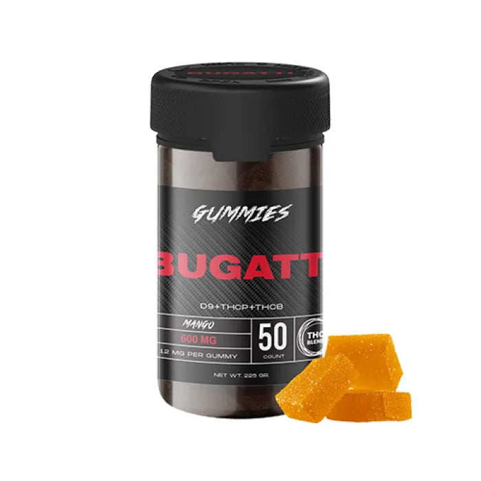 BUGATTI GUMMIES D9 THC 600MG/50CT