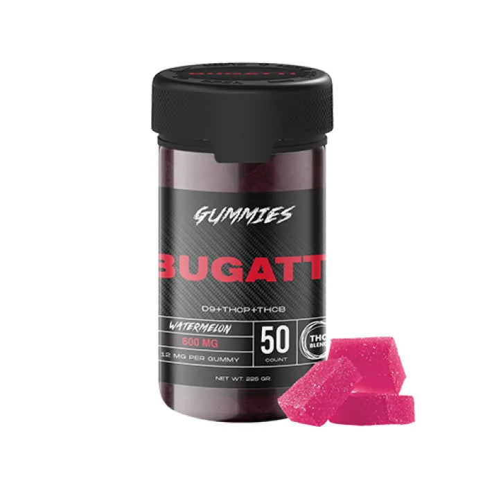 BUGATTI GUMMIES D9 THC 600MG/50CT