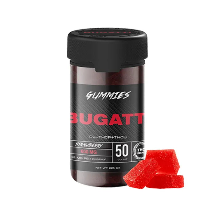 BUGATTI GUMMIES D9 THC 600MG/50CT