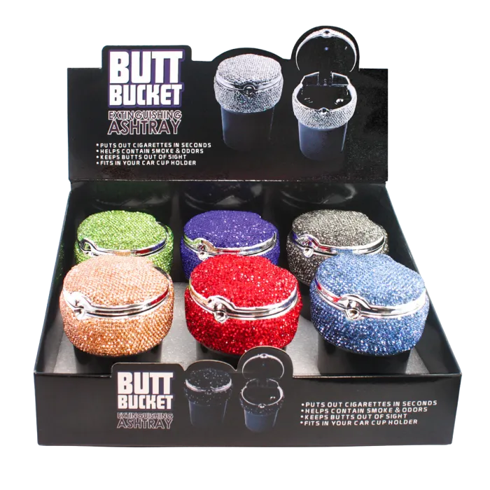BUTT BUCKET BLING ASHTRAY LED 30519