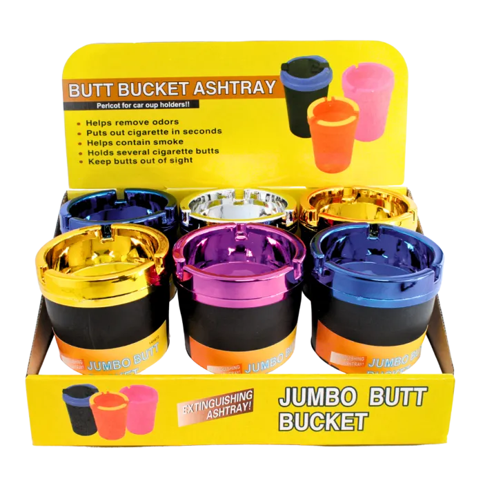 BUTT BUCKET CAR ASHTRAY CHROME 30517