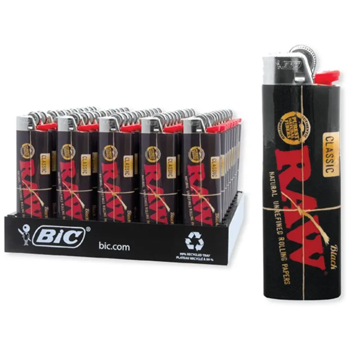 BIC LIGHTER - RAW BLACK