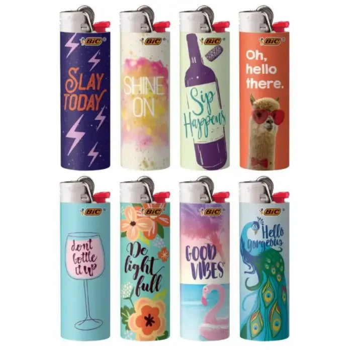 BIC LIGHTER - POS AFFIRMATION LCWT1PS-A-AST