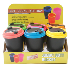 BUTT BUCKET CAR ASHTRAY NEON W/LID GS30497