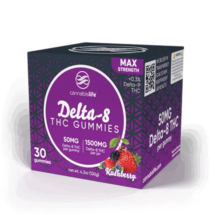 CANNABIS LIFE D8 GUMMIES 1500MG 30PC