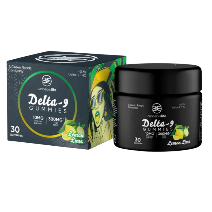 CANNABIS LIFE DELTA 9 LEMON LIME GUMMIES 300MG