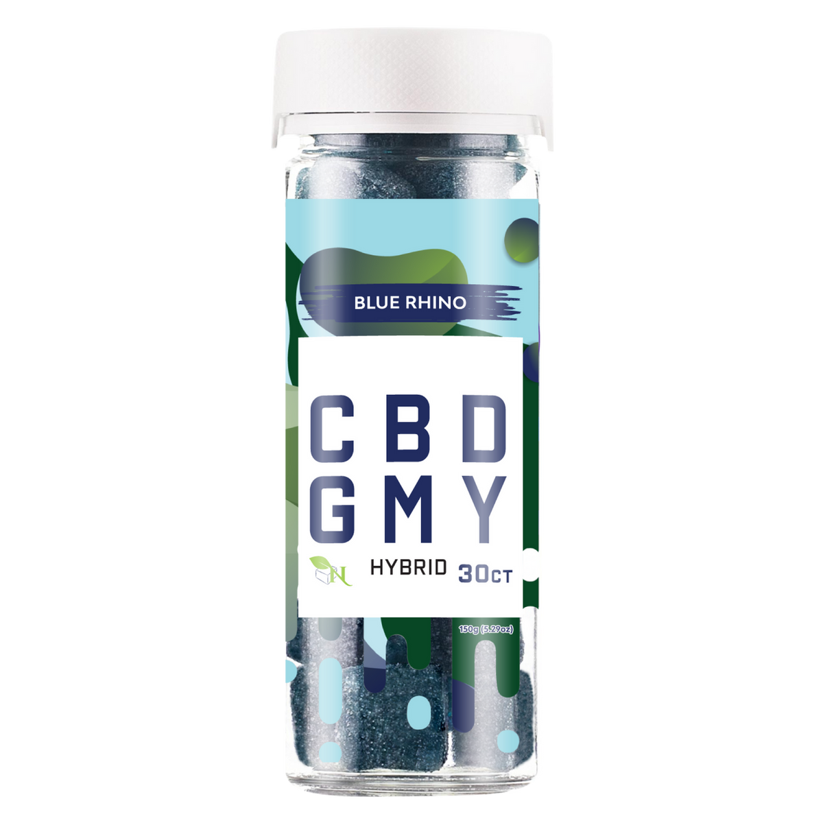 CBD GUMMIES - 30CT Blue Rhino 1500mg (50mg ea.) – HYBRID