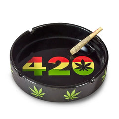 CERAMIC ASHTRAY 88195 420 LEAF