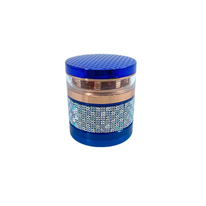 CHROMIUM CRUSHER BLING CHECKER GRINDER TWO TONE METAL COLORS 70439