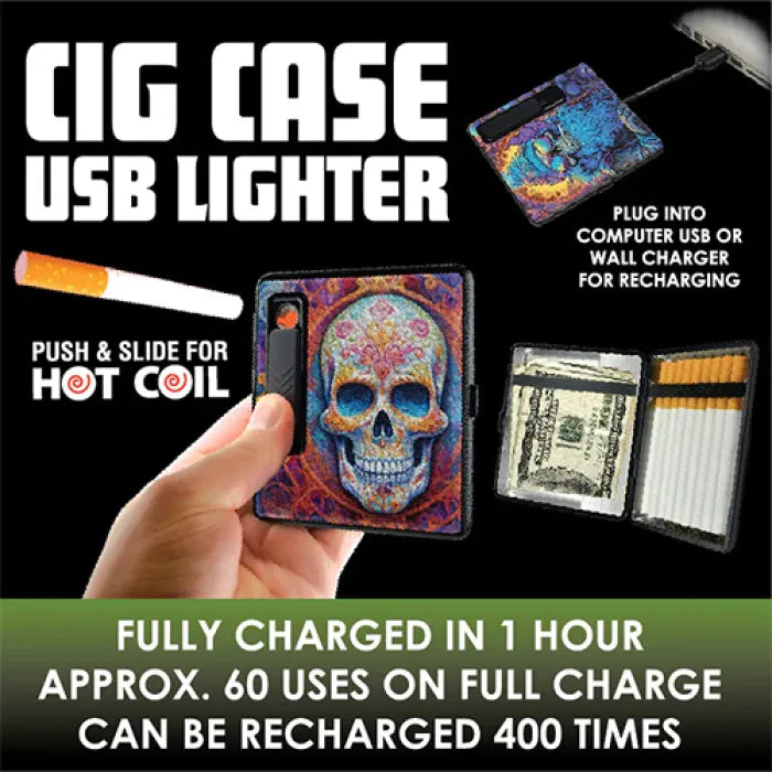 SMOKEZILLA CIGARETTE CASE 024689 USB