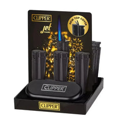 CLIPPER LIGHTERS CMKJ11 ELECTRONIC JET FLAME - MATT BLACK