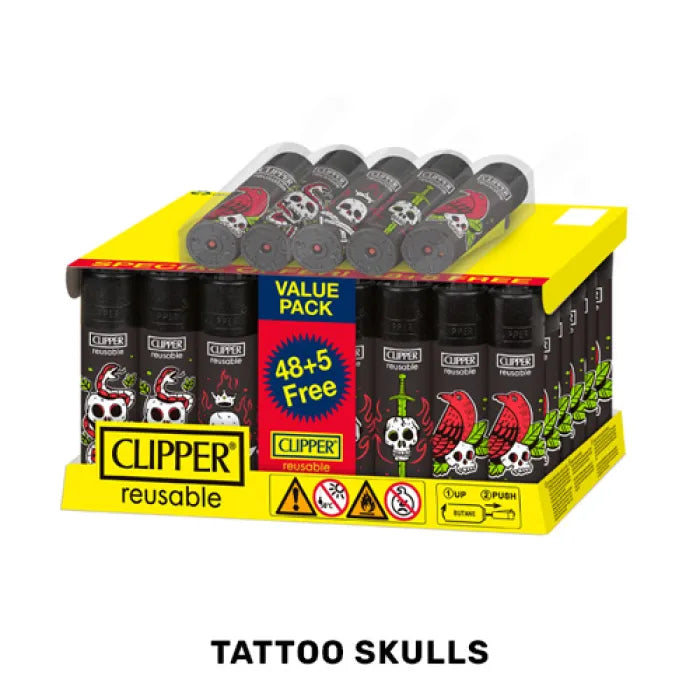 CLIPPER LIGHTER PRINTED +5
