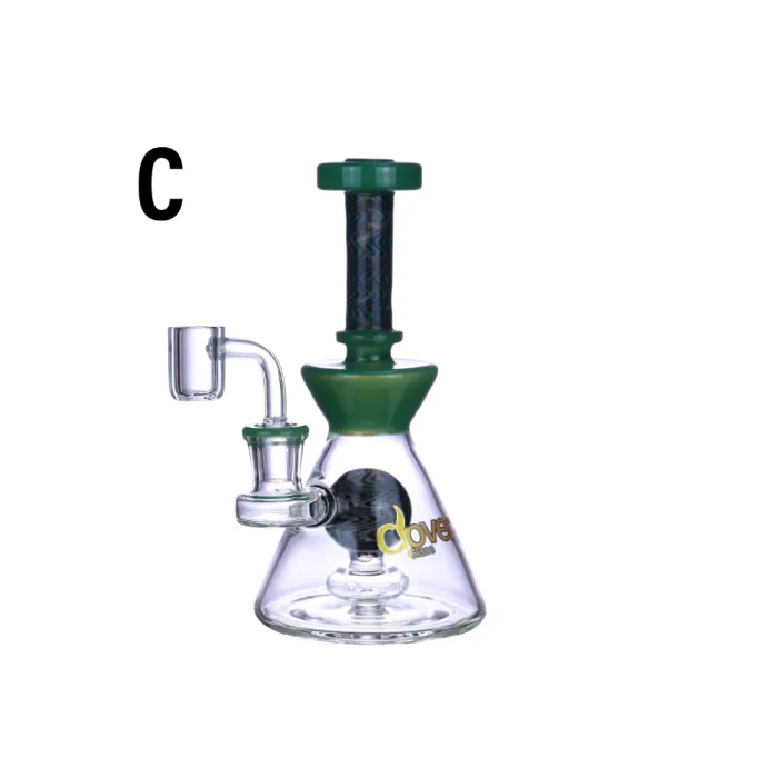 CLOVER GLASS WATERPIPE - WPE565