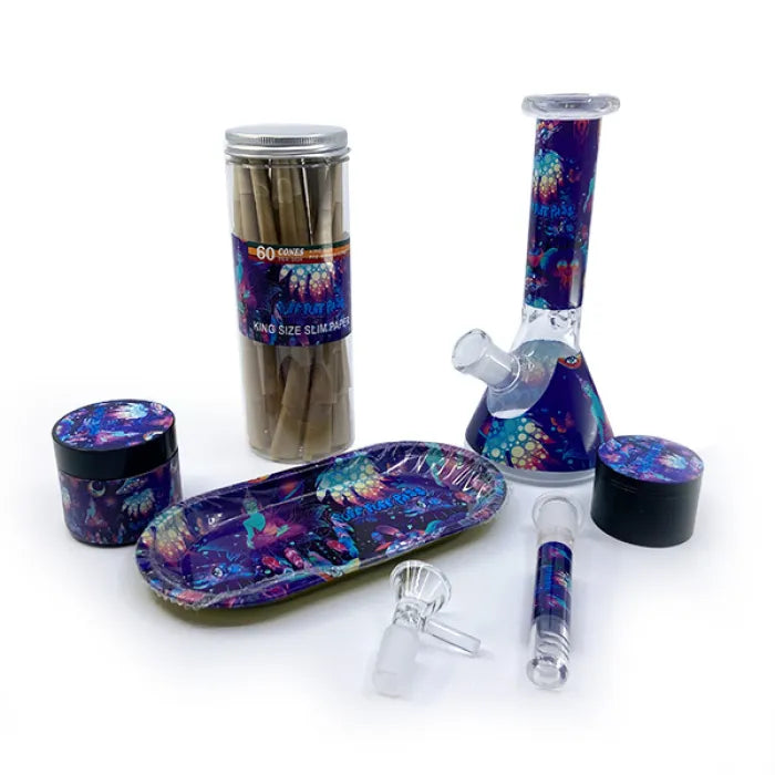TRIPPY GOAT SMOKING SET499 PUFF PUFF PASS 7PC