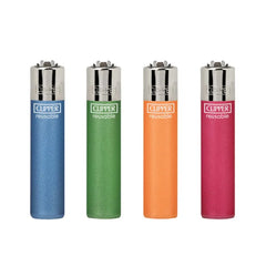 CLIPPER LIGHTERS - PAINTED METALLIC FLUO ASSORTED