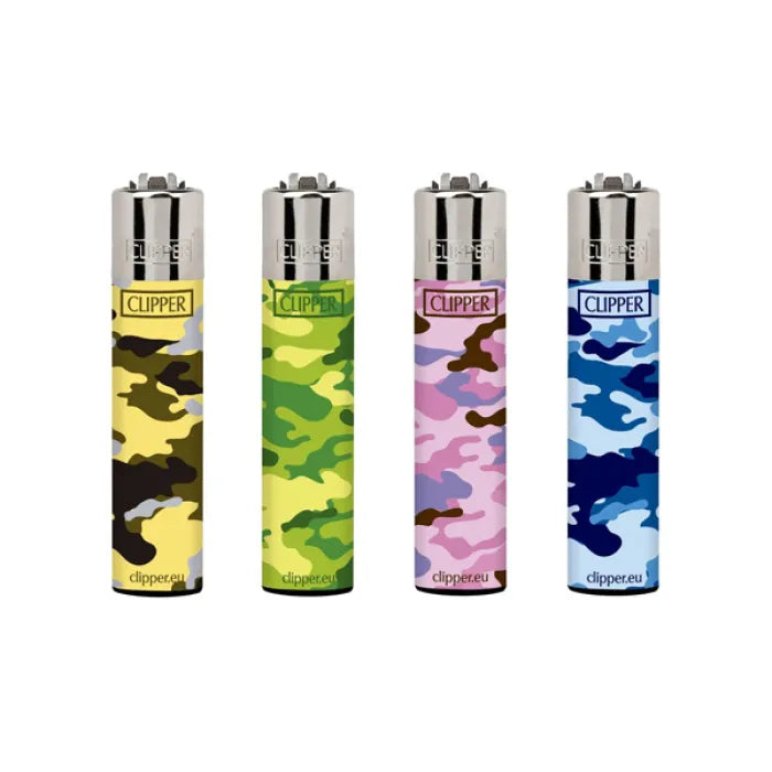 CLIPPER LIGHTER LARGE CLASSIC - PRINTED CAMO ASSORTED
