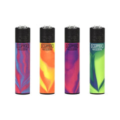 CLIPPER LIGHTERS - PAINTED NEBULA ASSORTED