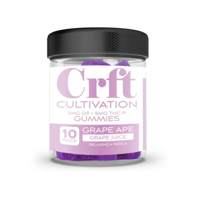 CRFT D9 THCP GUMMIES 100MG 10PC