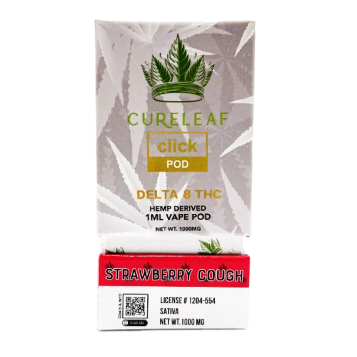 CURELEAF D8 THC CLICK POD 1ML