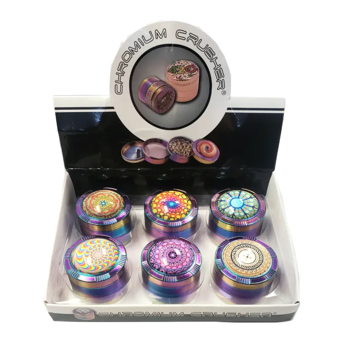 CHROMIUM CRUSHER KALEIDOSCOPE CRYSTAL BALL 70392
