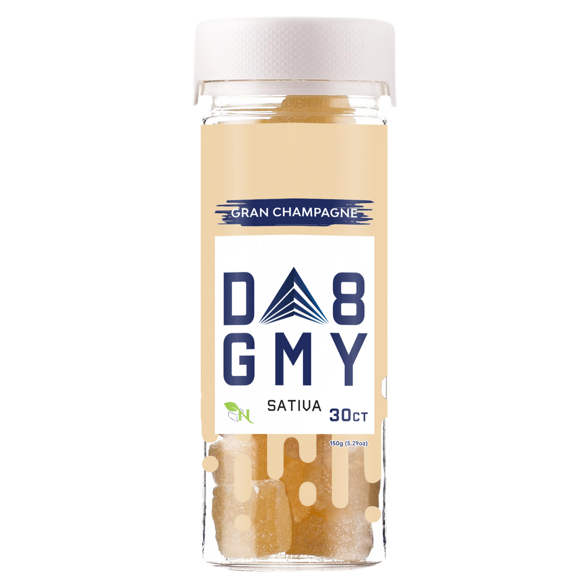 DELTA 8 GUMMIES - 30CT Gran Champagne 750mg (25mg ea.) – SATIVA