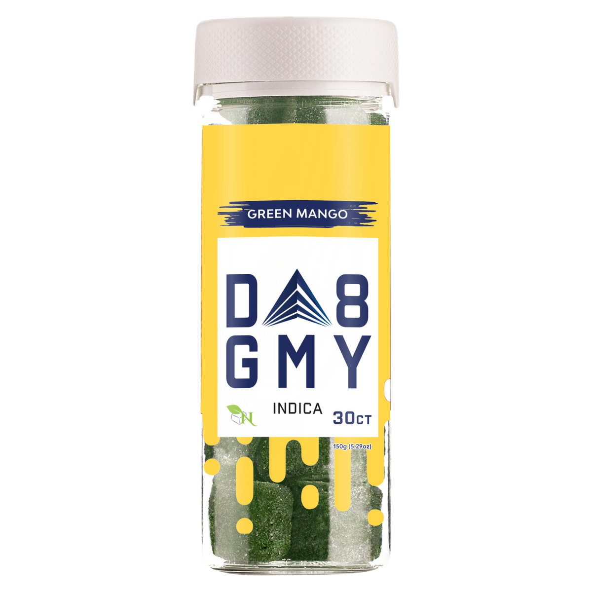 DELTA 8 GUMMIES - 30CT Green Mango 750mg (25mg ea.) – INDICA