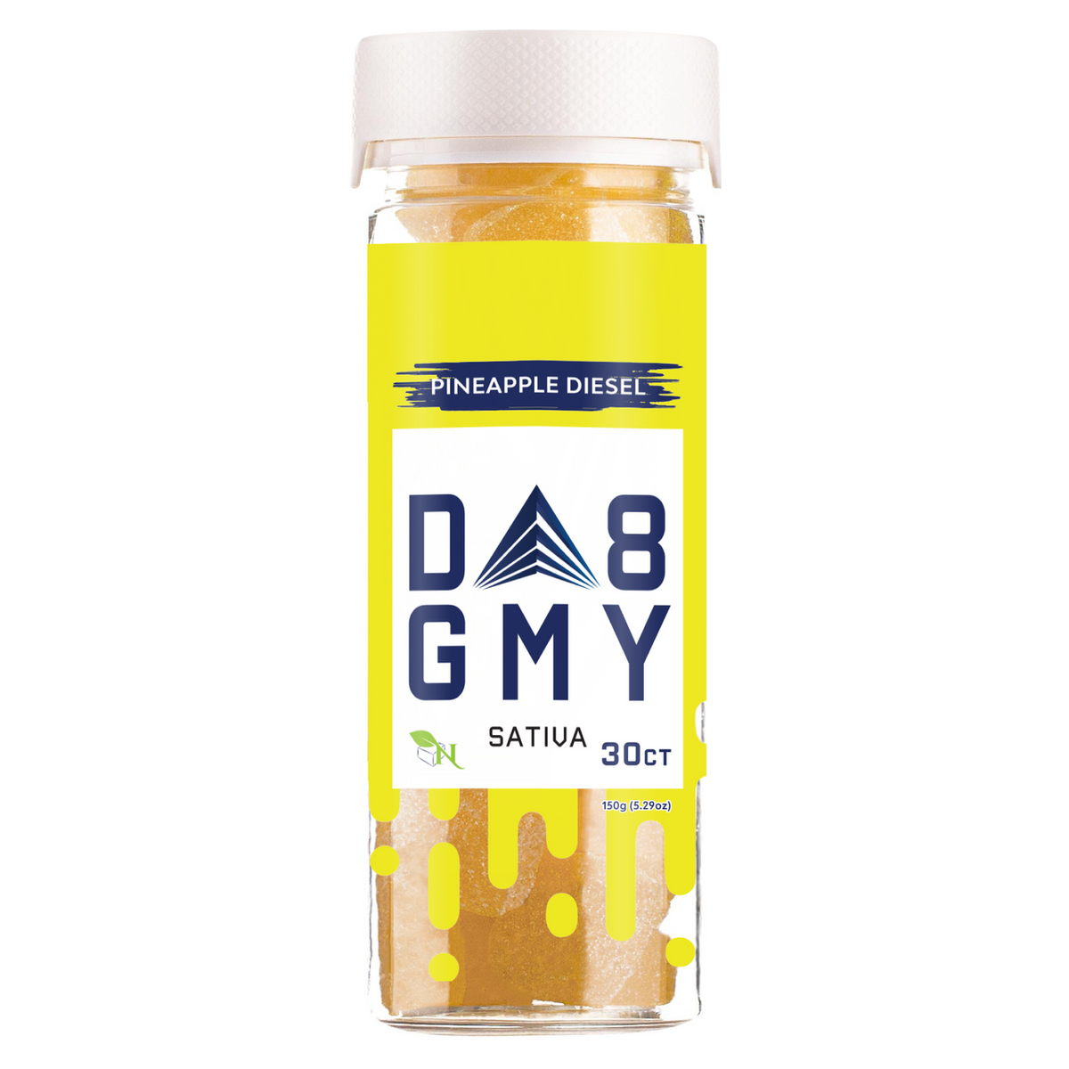 DELTA 8 GUMMIES - 30CT Pineapple Diesel 750mg (25mg ea.) – SATIVA