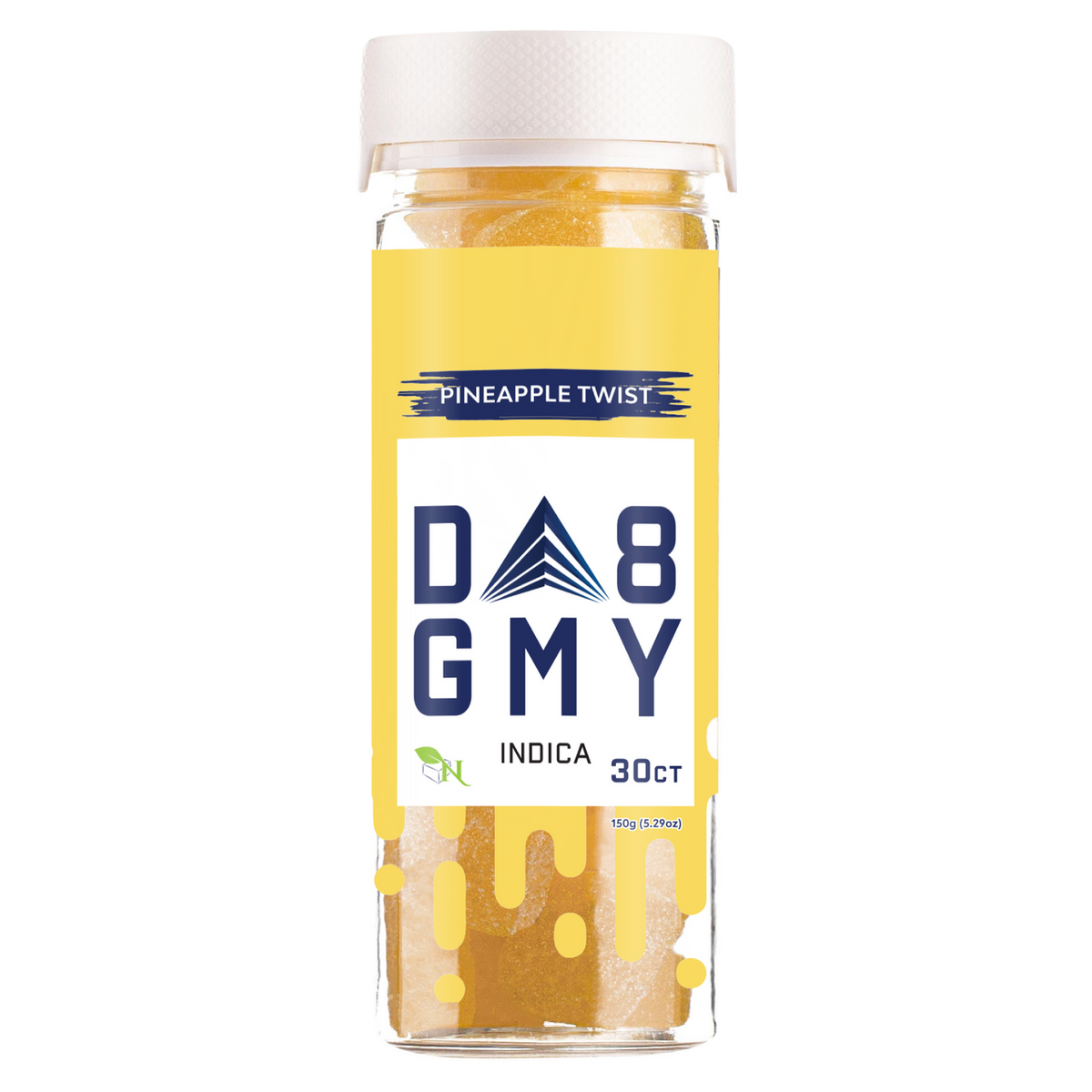 DELTA 8 GUMMIES - 30CT Pineapple Twist 750mg (25mg ea.) – INDICA