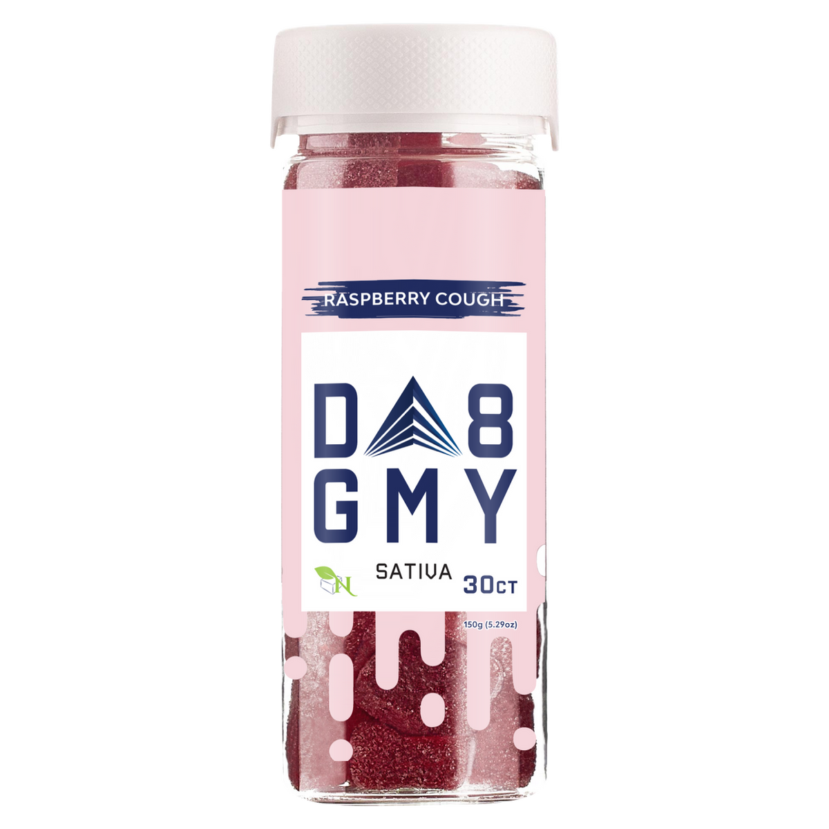 DELTA 8 GUMMY'S - 30CT Raspberry Cough 750mg (25mg ea.) – SATIVA