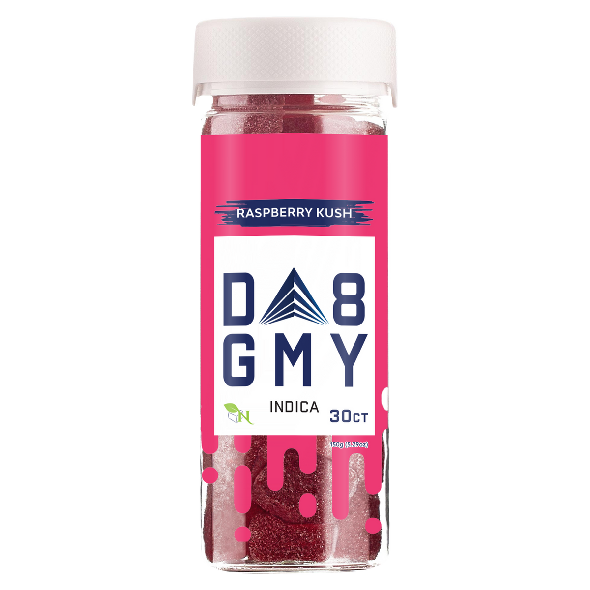 DELTA 8 GUMMIES - 30CT Raspberry Kush 750mg (25mg ea.) – INDICA