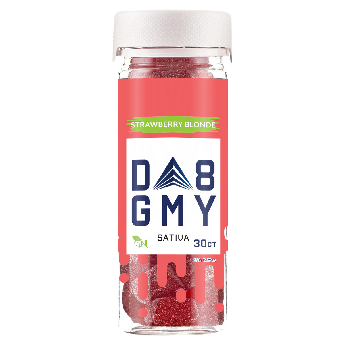 DELTA 8 GUMMIES - 30CT Strawberry Blonde 750mg (25mg ea.) – SATIVA