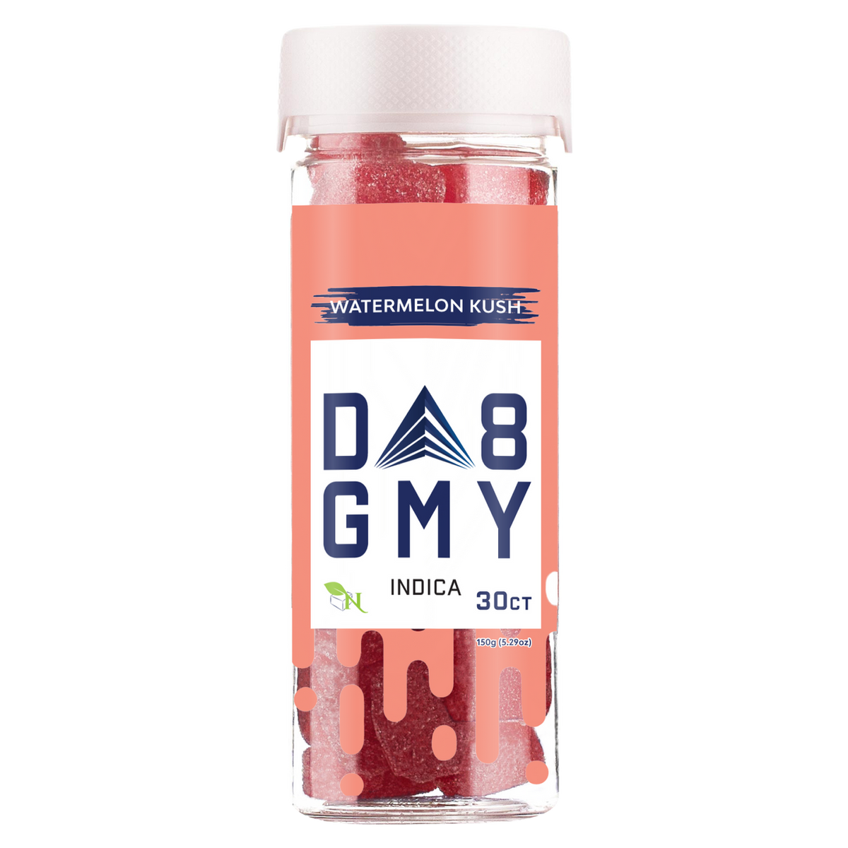 DELTA 8 GUMMIES - 30CT Watermelon Kush 750mg (25mg ea.) – INDICA