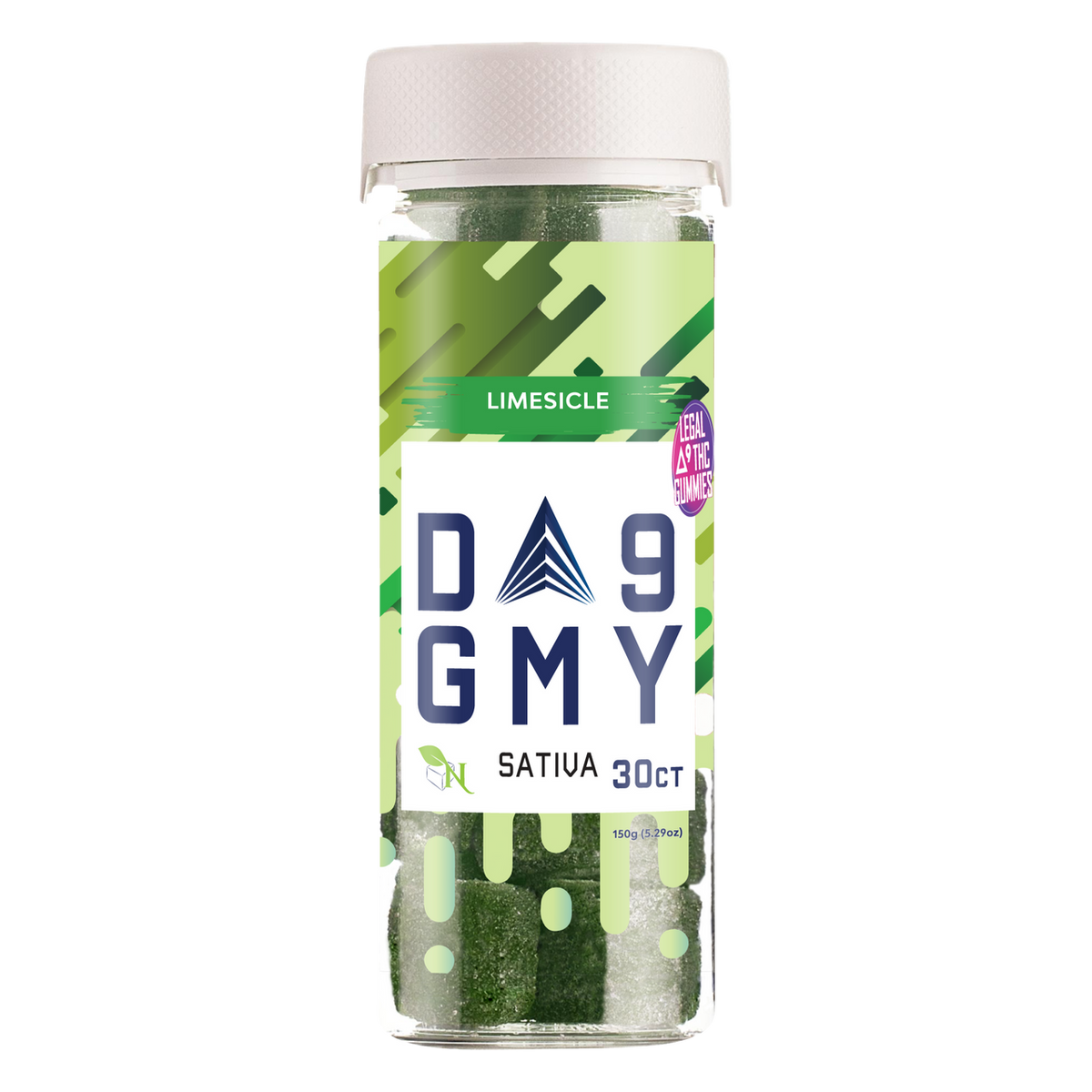 DELTA 9 GUMMIES - 30CT Limesicle 810mg (15mg ea.) – SATIVA