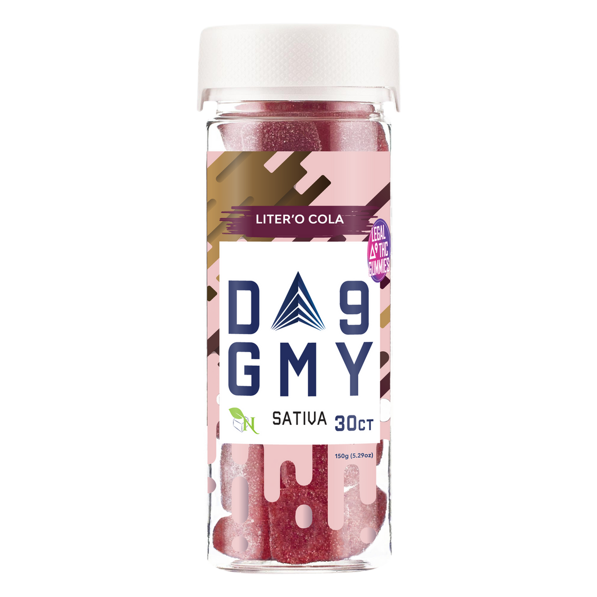 DELTA 9 GUMMIES - 30CT Liter'o Cola 810mg (15mg ea.) – SATIVA