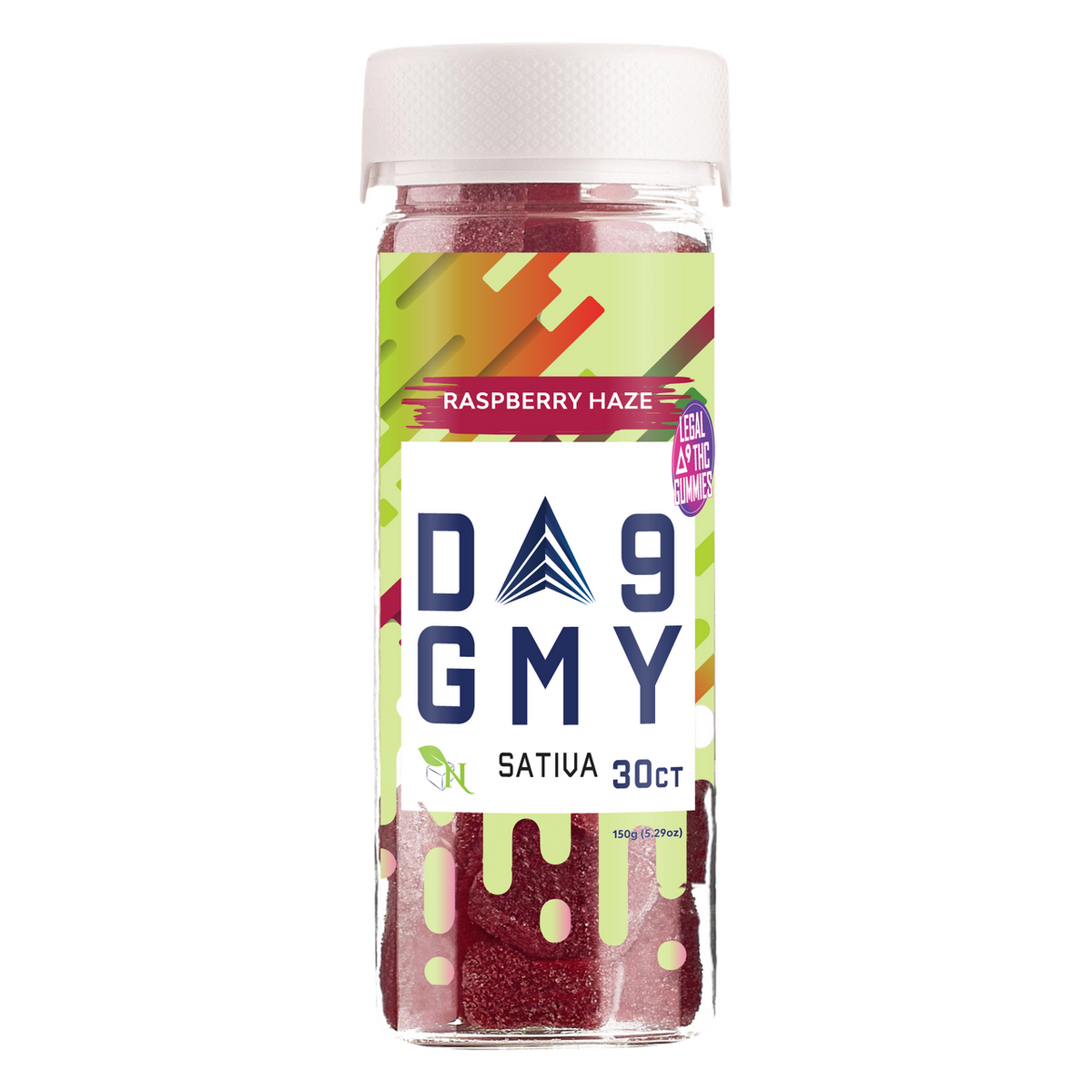 DELTA 9 GUMMIES - 30CT Raspberry Haze 810mg (15mg ea.) – SATIVA